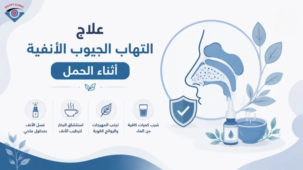 علاج التهاب الجيوب الانفيه اثناء الحمل