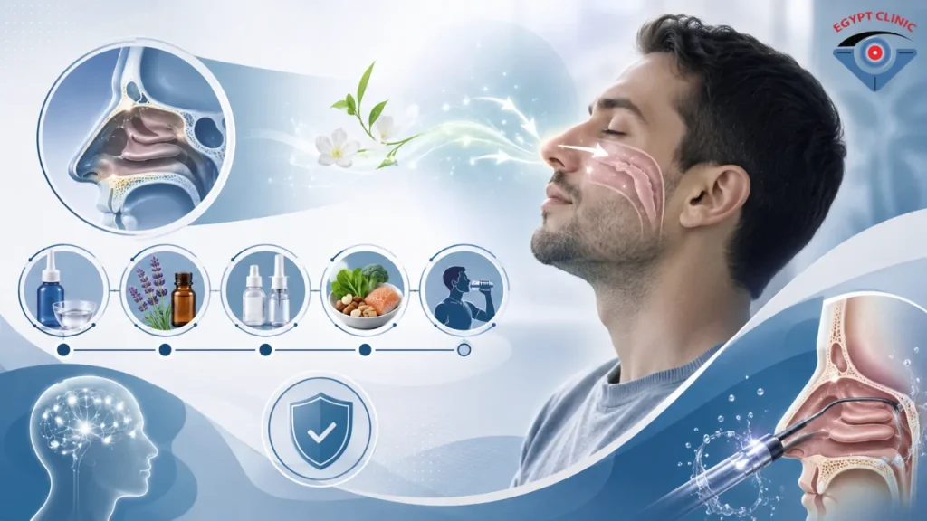 علاج ضعف حاسة الشم