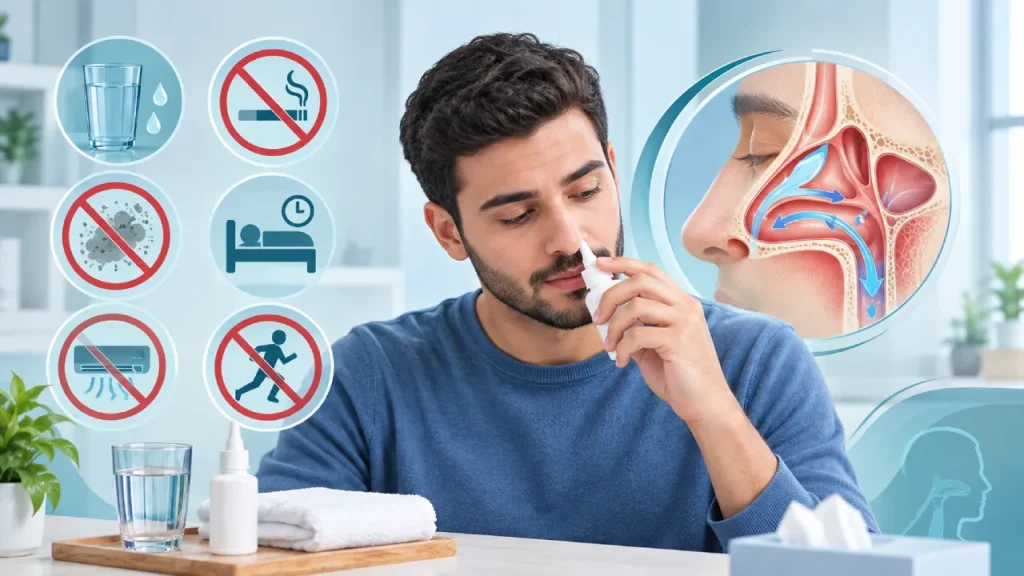 روتين-العناية-بالأنف-بعد-تقنية-Nasal-Wash-Conchal-Massage.webp