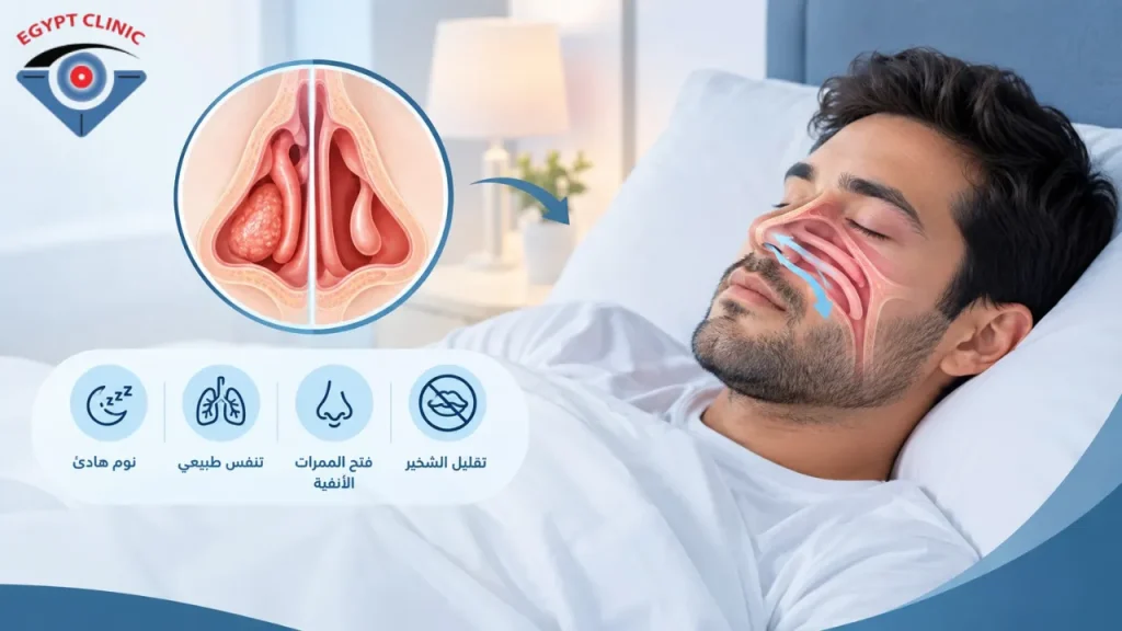 علاج صعوبة التنفس أثناء النوم بسبب الأنف